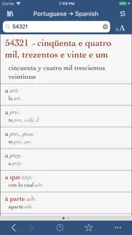 Ultralingua Spanish-Portuguese iphone bilder 2