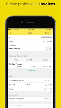 1Ci:Invoice Maker screenshot 2