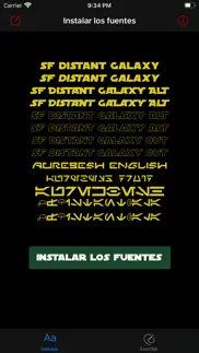 fuente del tema star w. iphone capturas de pantalla 1