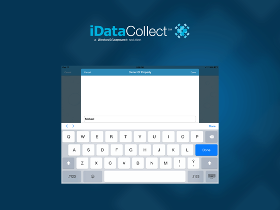 iDataCollect iPad screenshot 3 - Business app