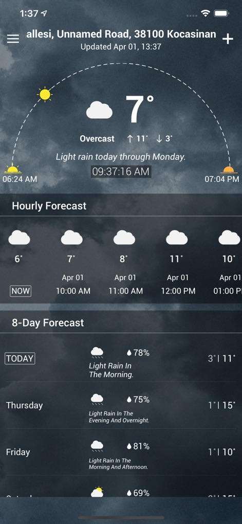 Weather app - Weather forecast - Weather App | MWM