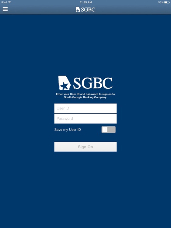 South GA Banking Co for iPad