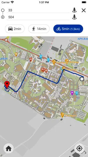 MapCERN screenshot 1