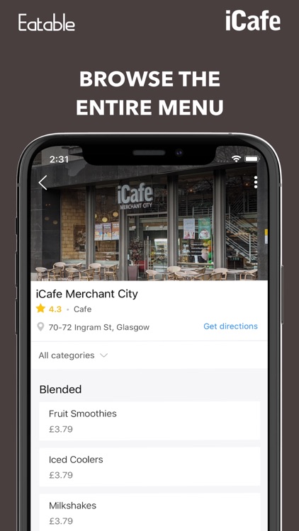 iCafe: Mobile Ordering