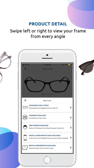 Eyeglasses & Sunglasses App screenshot 3
