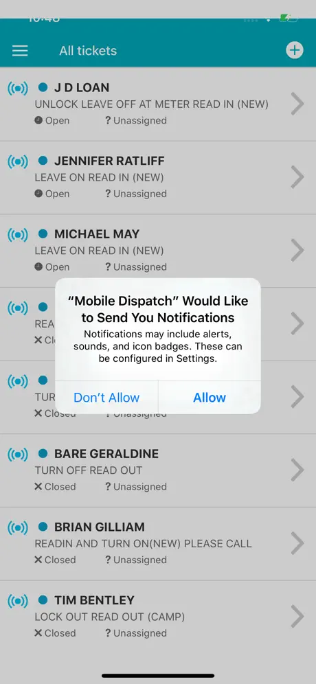 Mobile Dispatch