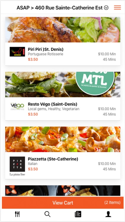 ALCE: Livraison de repas