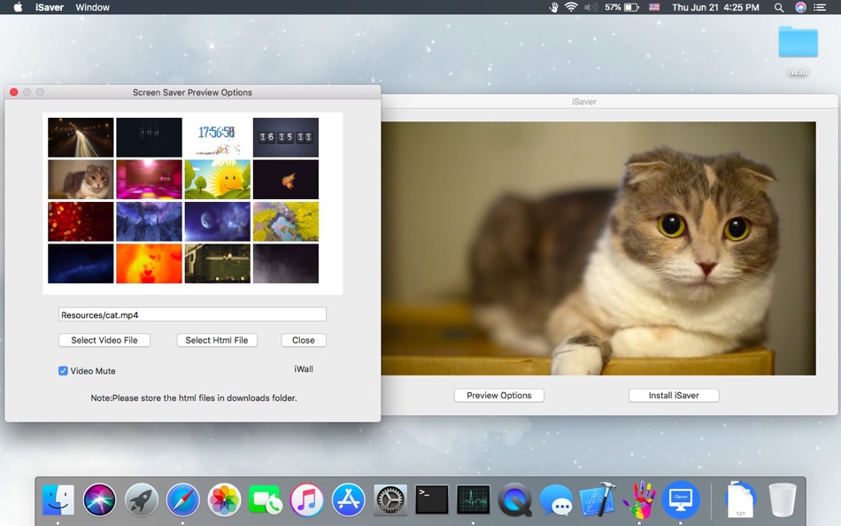 #5. iSaver-Screensaver Engine (macOS) 由: 荣辉 张