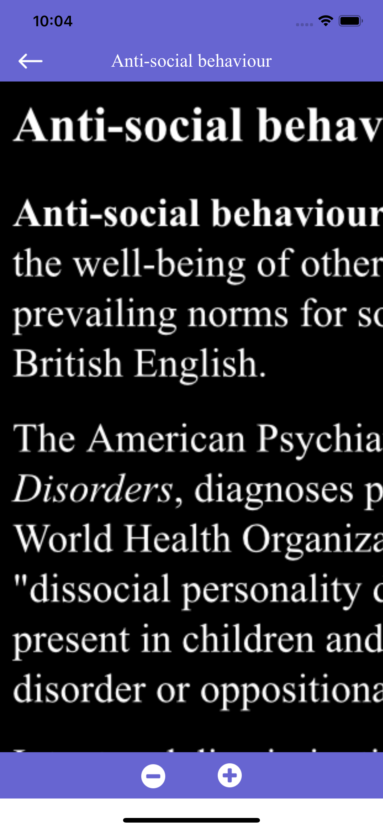 Mental Disorders - Diseases