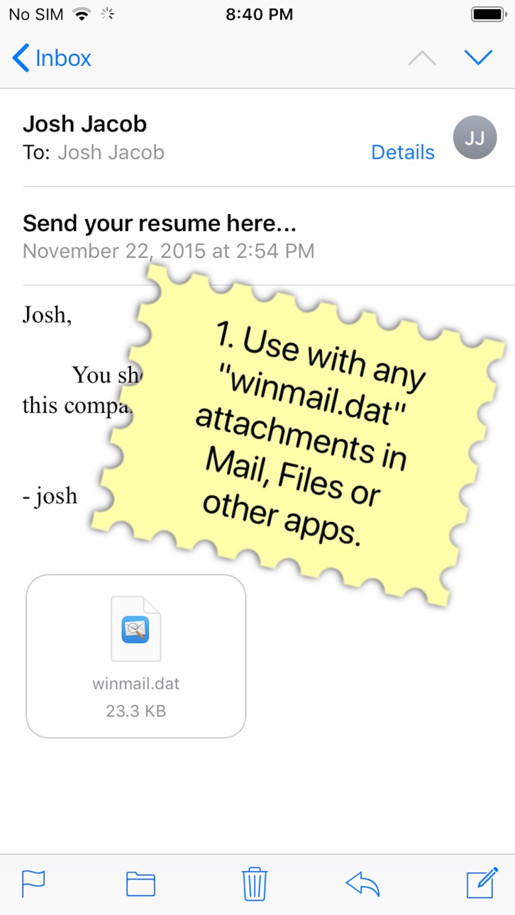 iPhone screenshot