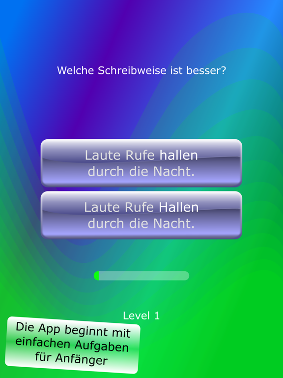 Screenshot #4 pour Groß- und Kleinschreibung 1