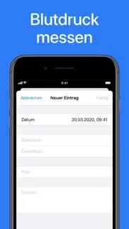 blutdruck app iphone bildschirmfoto 4
