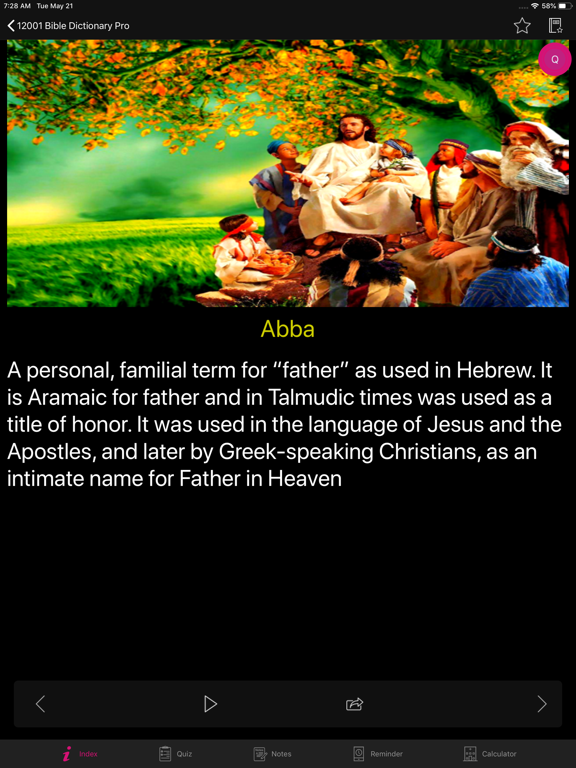 Screenshot #6 pour 12001 Bible Dictionary Pro