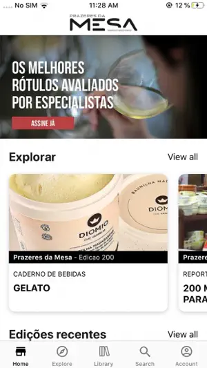 Revista Prazeres da Mesa screenshot 1