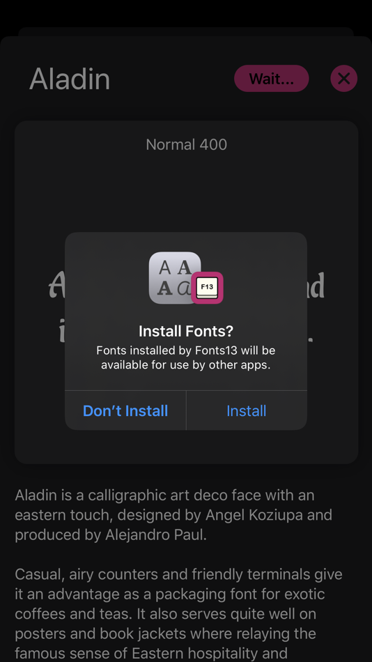 #3. Install Fonts (iOS) 由: Denis Tokarev