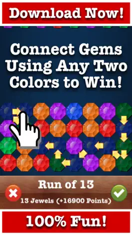 Game screenshot Rainbow Jewels™ Color Connect! mod apk