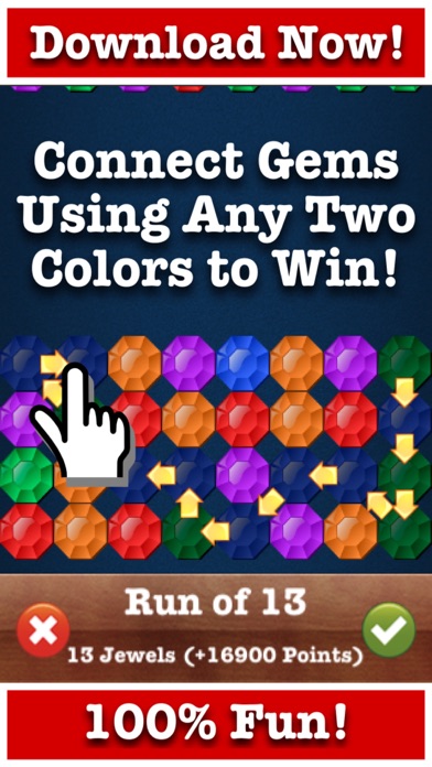 Rainbow Jewels™ Color Connect! Screenshot