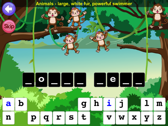 Screenshot #6 pour Monkey Word Guess Lite