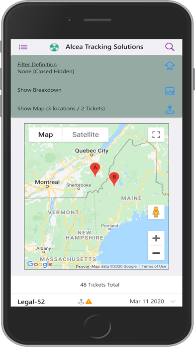 Screenshot #1 pour Alcea Mobile App