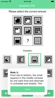 iq test: advanced matrices pro iphone screenshot 2