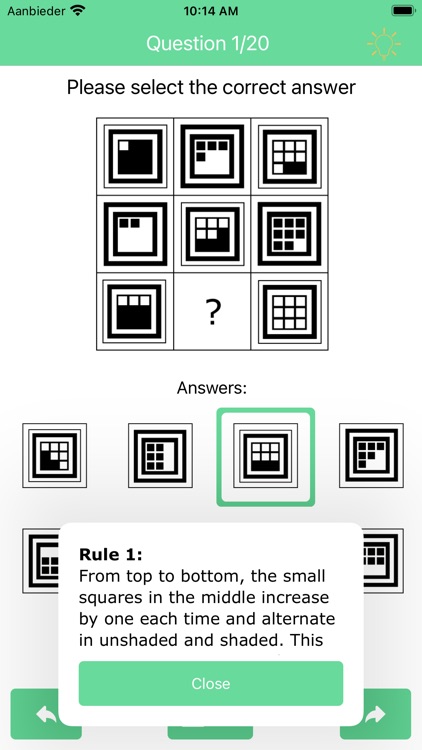 IQ Test: Advanced Matrices Pro