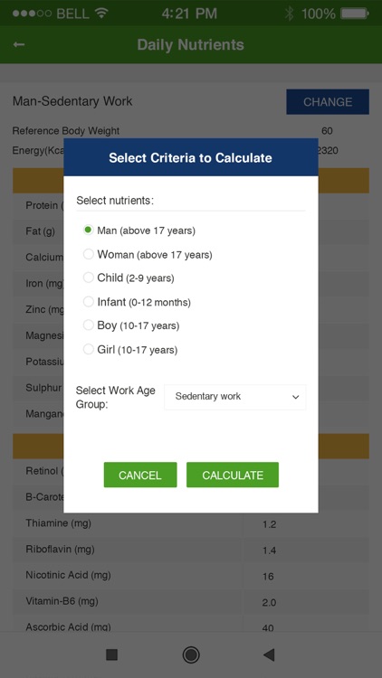 Nutrition Facts and Diet Plans screenshot-7