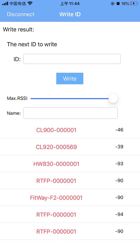 Write ID (iOS) 来自: Shenzhen Chileaf Eletronics Co., LTD Write ID (iOS) 来自: Shenzhen Chileaf Eletronics Co., LTD