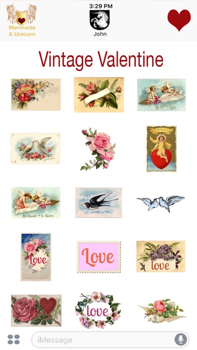 Vintage Valentine Screenshot