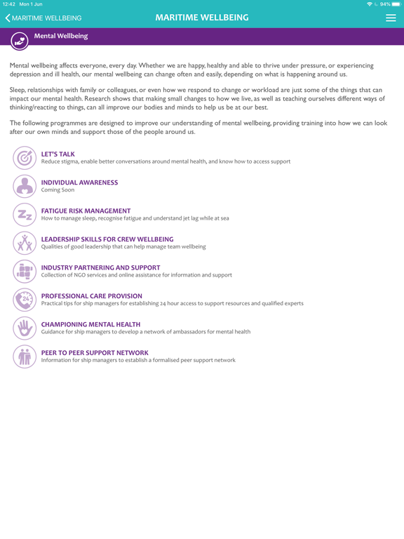 Screenshot #5 pour Maritime Wellbeing