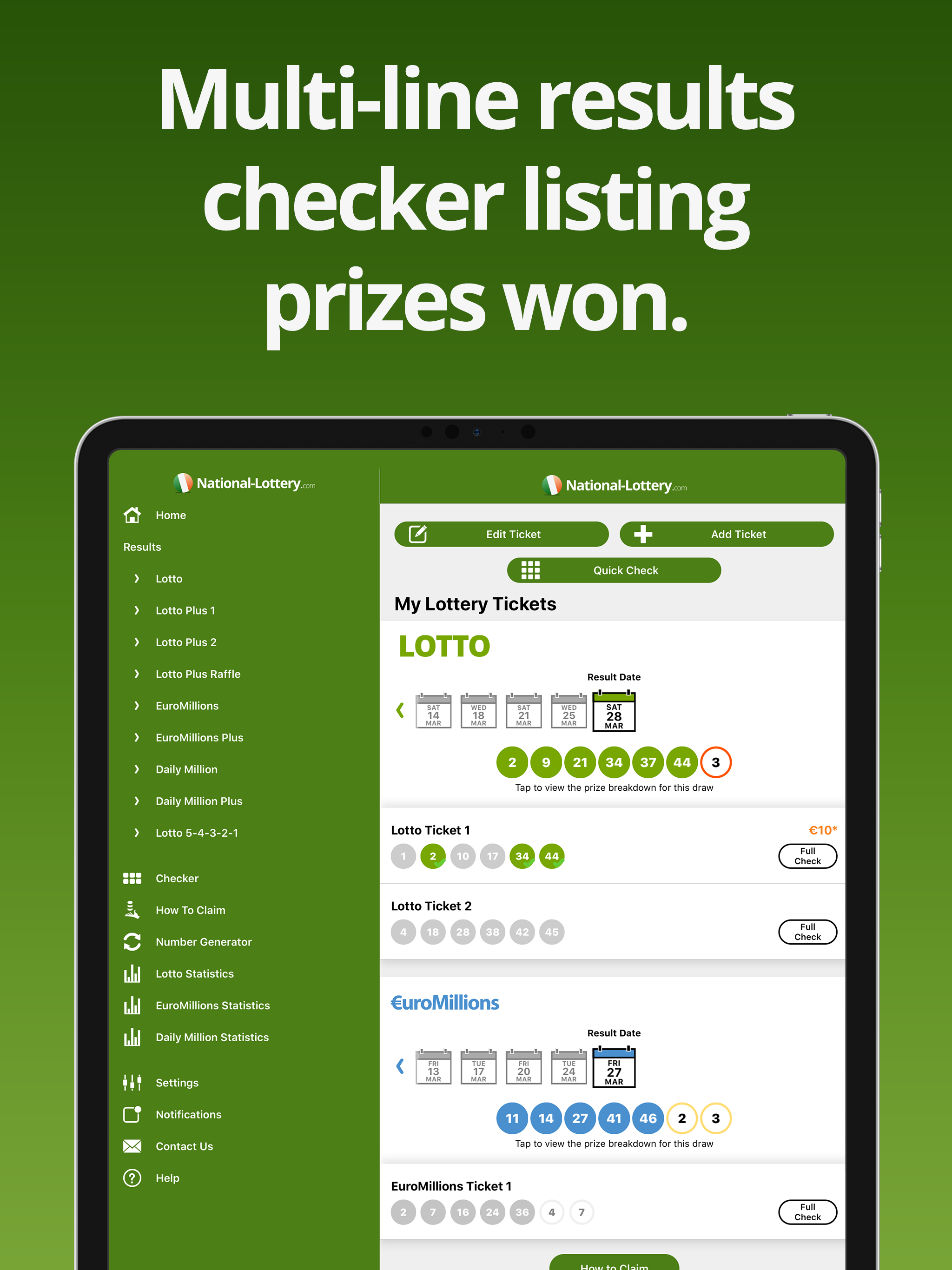 Irish Lottery Results