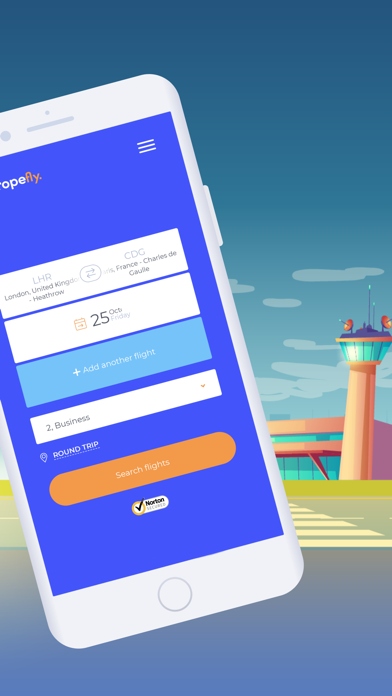 EuropeFly - Cheap flights Screenshot