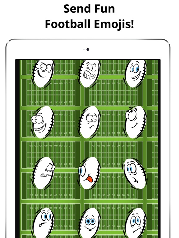 Screenshot #4 pour Football Emojis - Touchdown