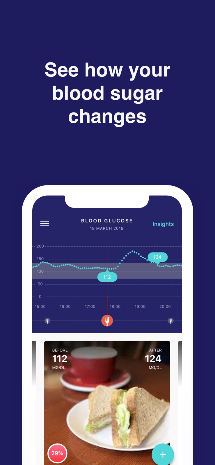 Undermyfork: Diabetes App iphone screenshot 2