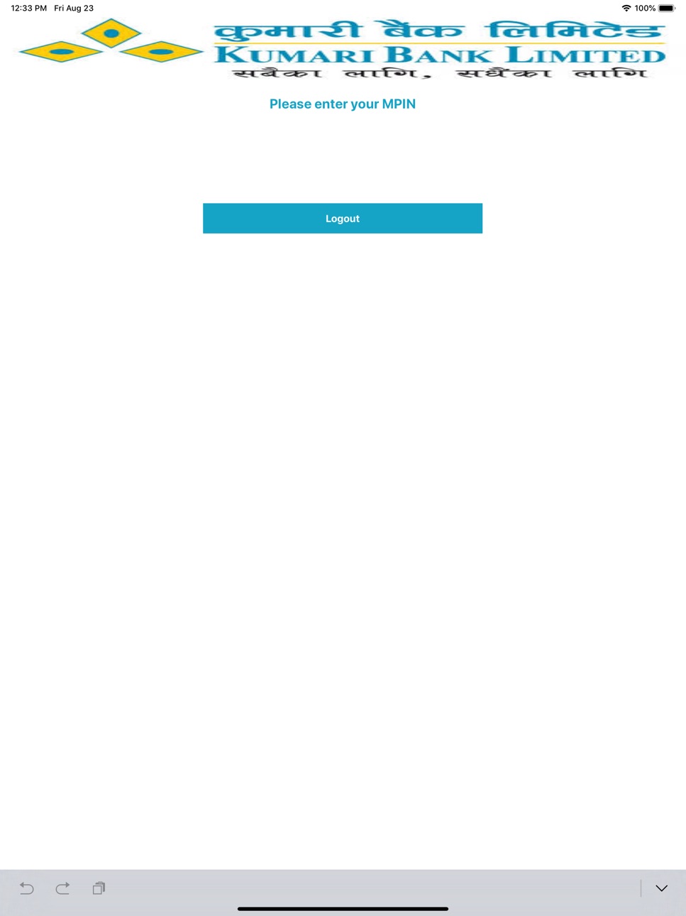 iPad screenshot