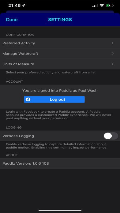 Paddlz: Paddle Fitness Tracker Screenshot