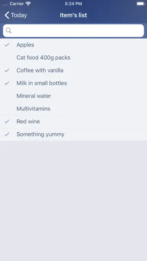 Just Buy! shopping list screenshot 3