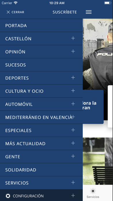 el Periodico Mediterraneo Screenshot