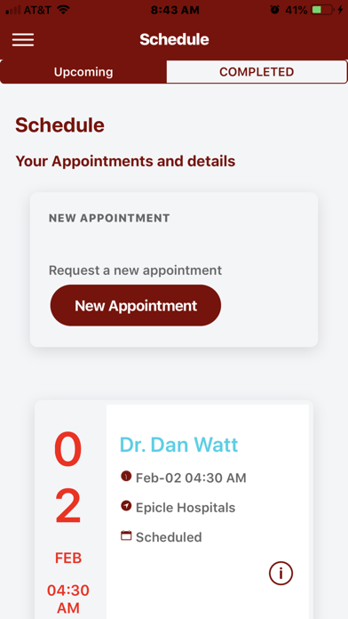 Intervene Patient App Screenshot
