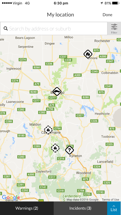 VicEmergency Screenshot