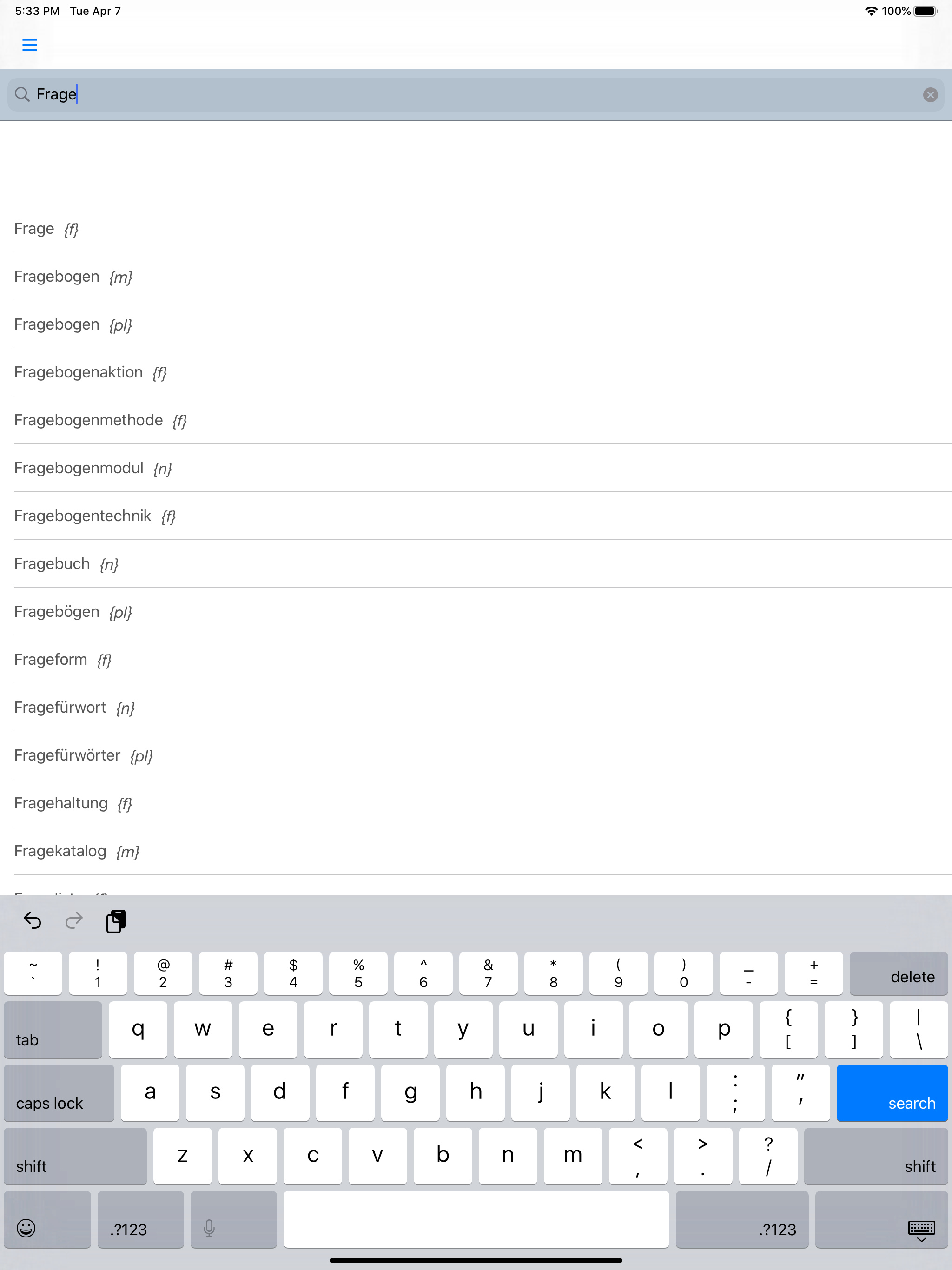 German Article Finder
