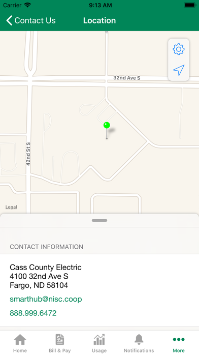 Cass County Elec Cooperative Screenshot