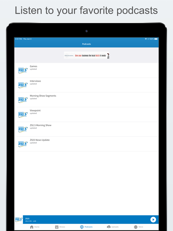 Kokomo's Z925 iPad screenshot 4 - Music app
