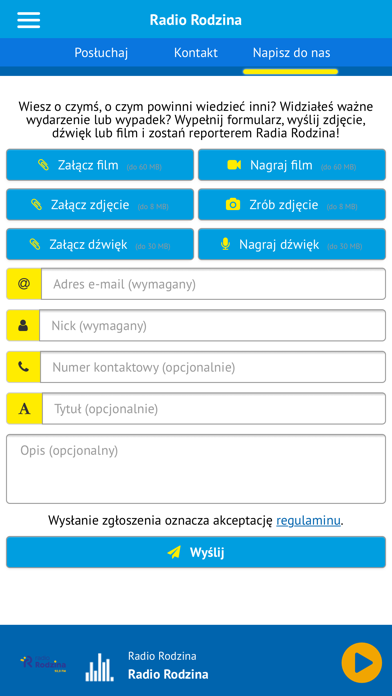 Screenshot #3 pour Radio Rodzina