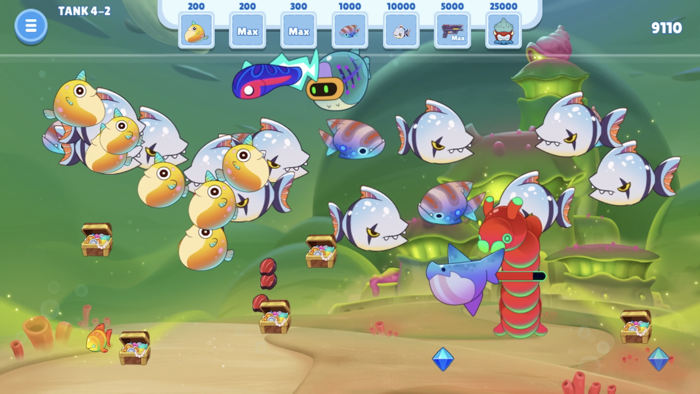 Aquarium Feeding Fish World