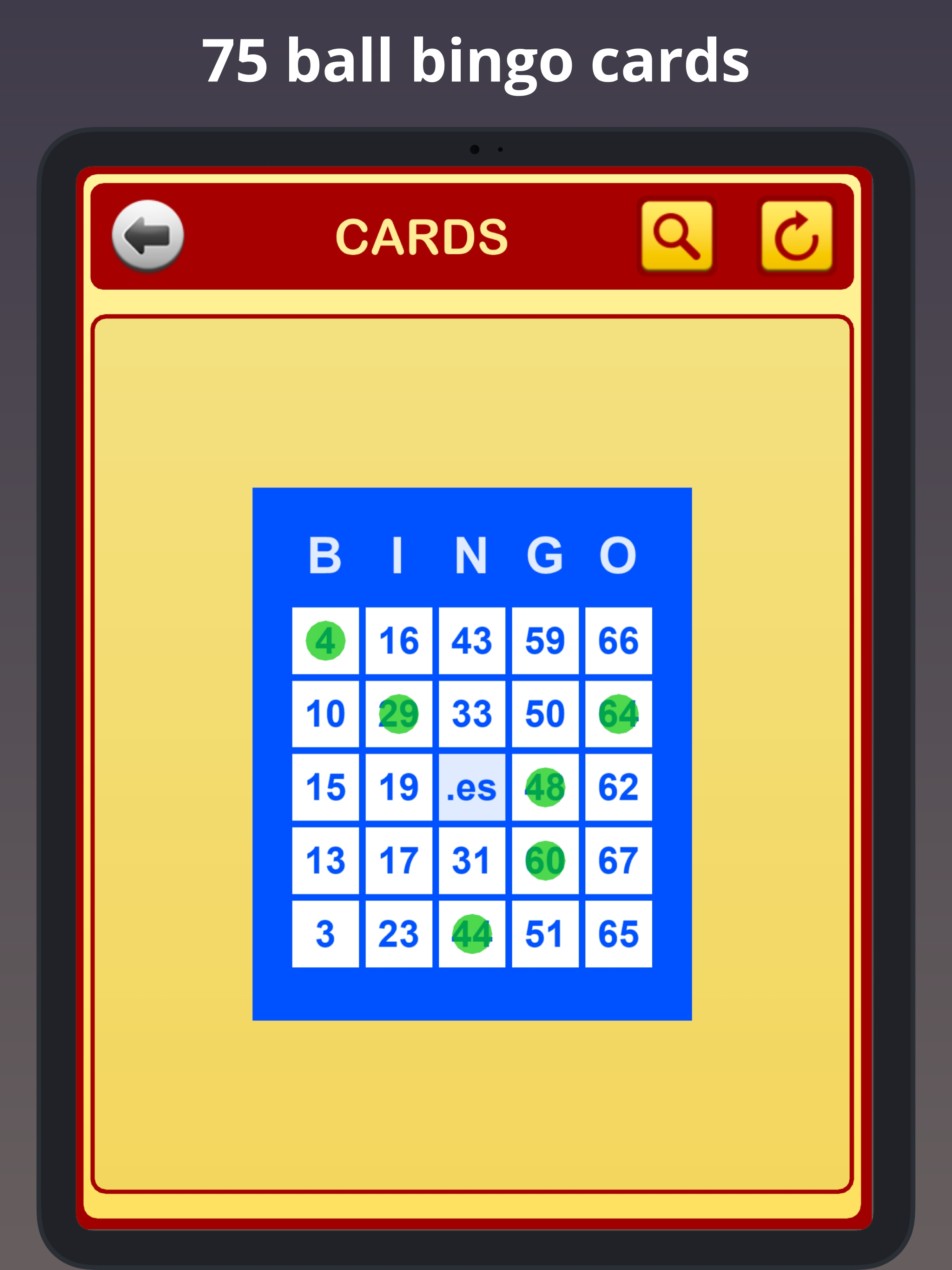 Bingo Cards by Bingo at Home