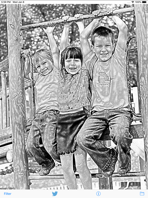 Sketch Shine - pencil drawing iPad screenshot 5 - Photo & Video app