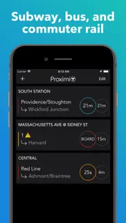 proximit: mbta boston transit iphone screenshot 2