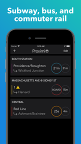 ProximiT: MBTA Boston Transit screenshot