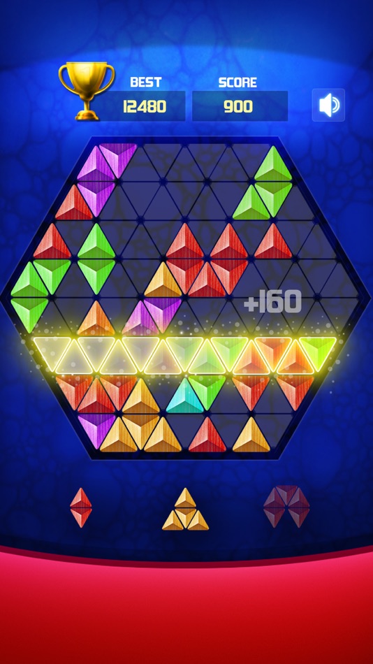 #2. Hexa : Block Triangle Puzzle (iOS) 来自: VAAK SOLUTIONS AND SERVICES (OPC) PRIVATE LIMITED