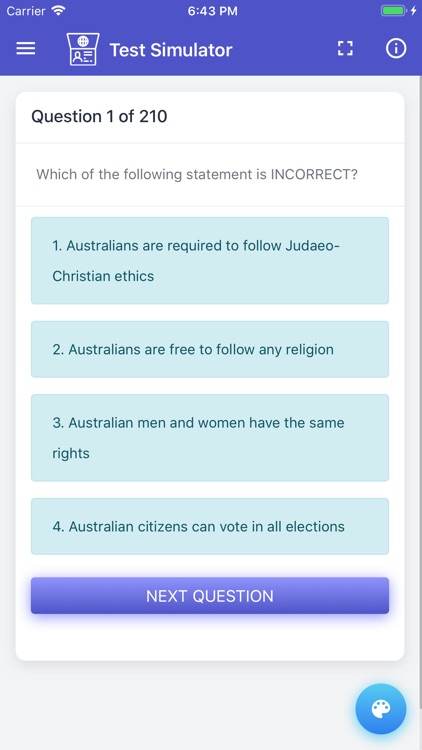 Australian Citizenship Tests screenshot-4